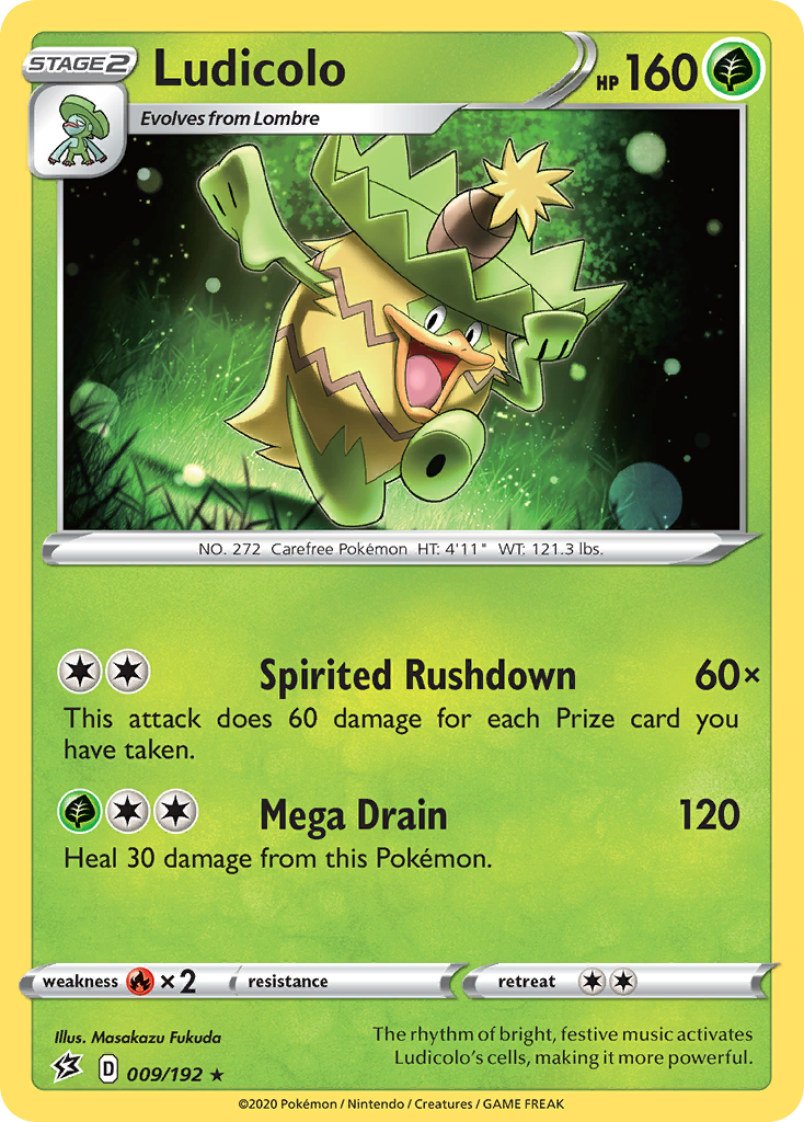 Ludicolo – Rebel Clash 009/192 Pokémon card