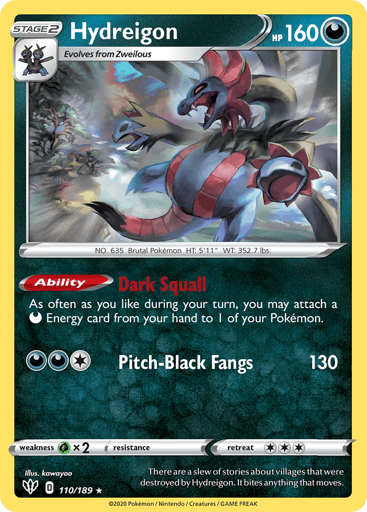 Hydreigon - Darkness Ablaze 110