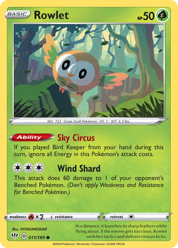 Rowlet - Darkness Ablaze 11