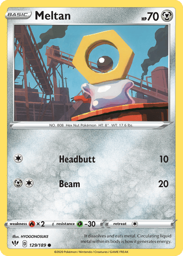 Meltan - Darkness Ablaze 129