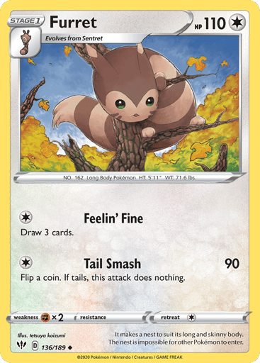 Furret - Darkness Ablaze 136