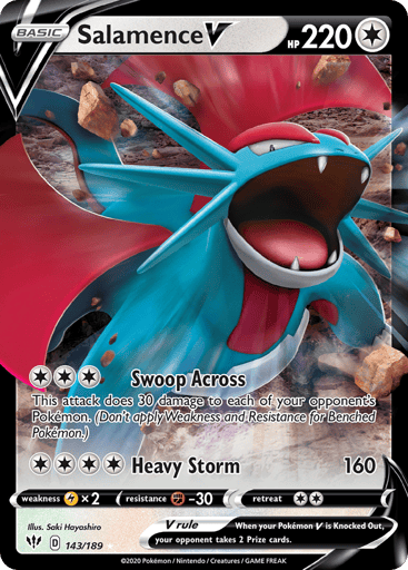 Salamence V - Darkness Ablaze 143