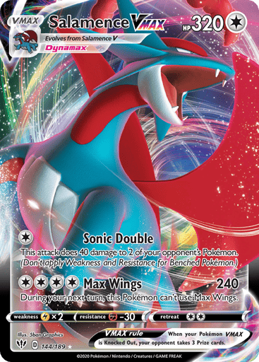 Salamence VMAX - Darkness Ablaze 144