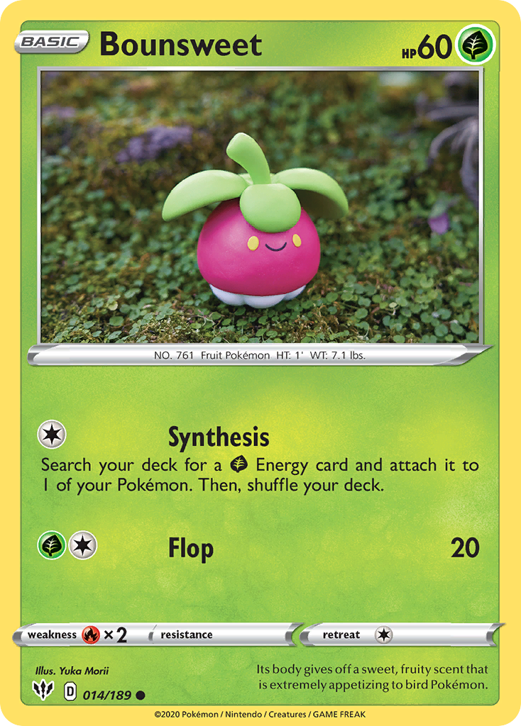 Bounsweet – Darkness Ablaze 014/189 Pokémon card