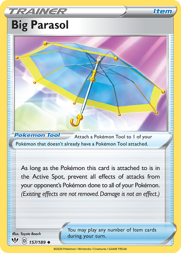 Big Parasol – Darkness Ablaze 157/189 Pokémon card