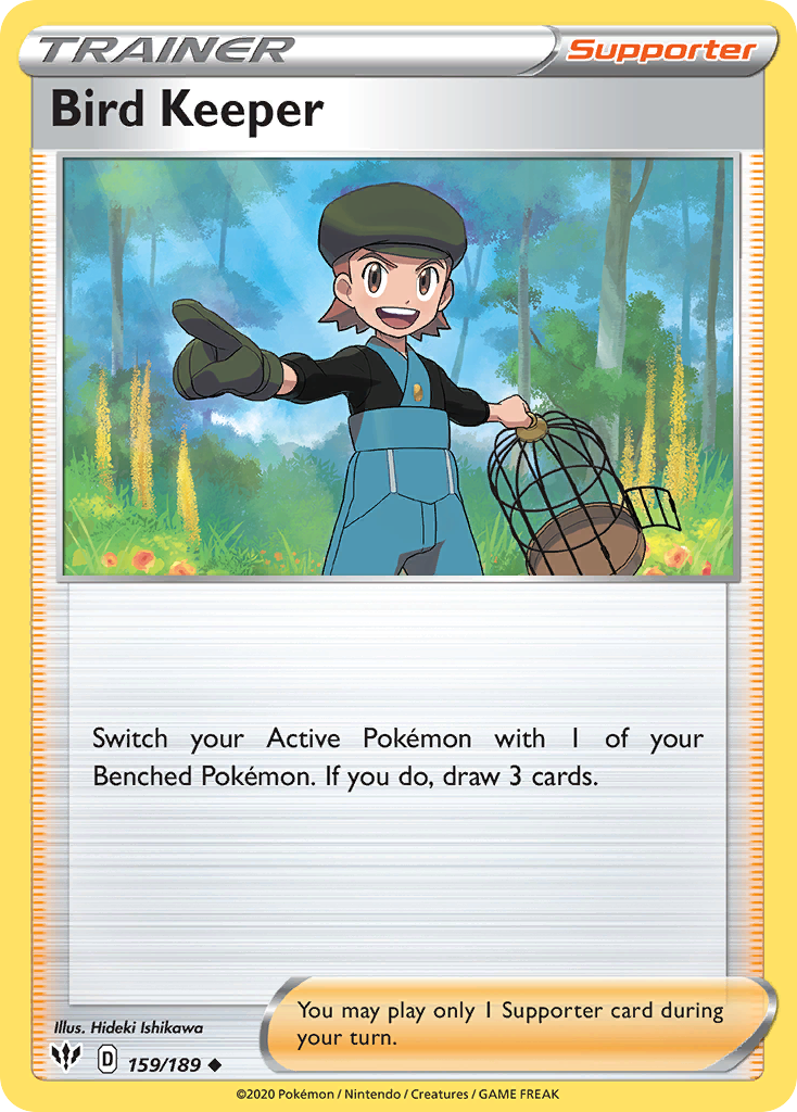 Bird Keeper – Darkness Ablaze 159/189 Pokémon card