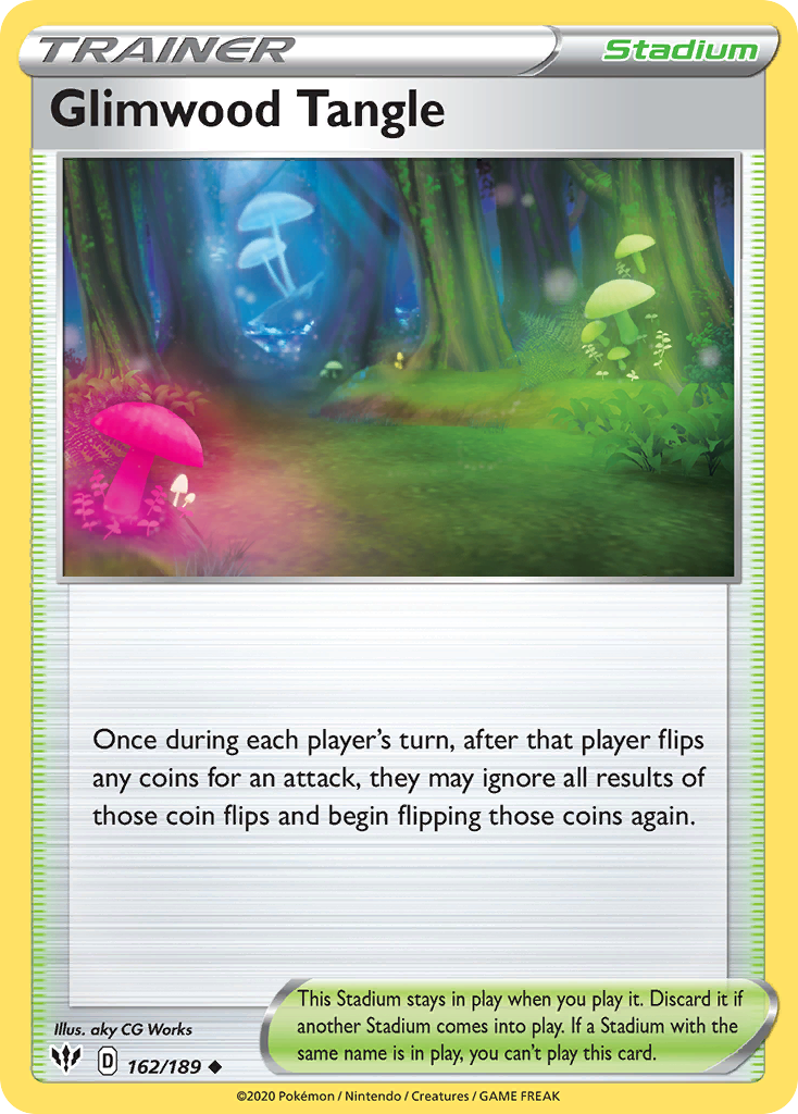 Glimwood Tangle – Darkness Ablaze 162/189 Pokémon card