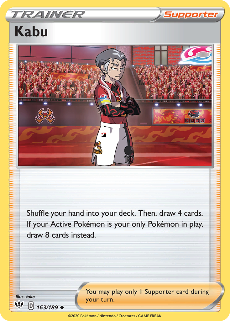 Kabu – Darkness Ablaze 163/189 Pokémon card