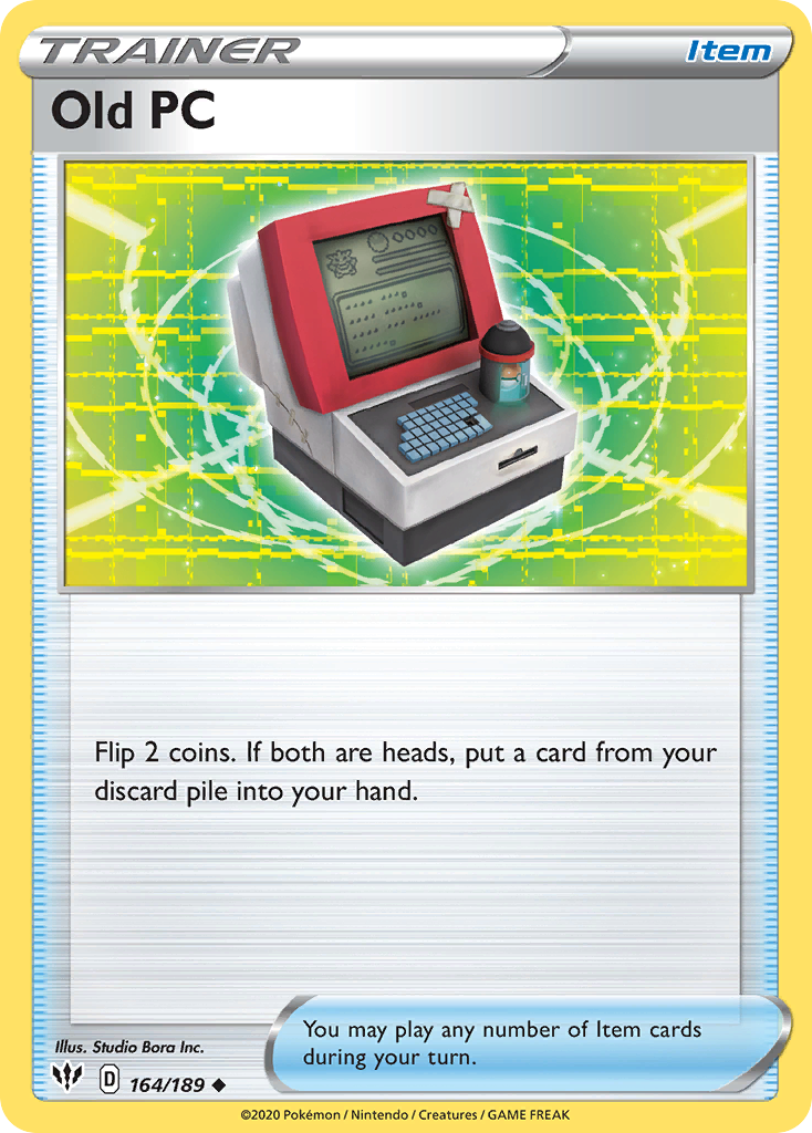 Old PC – Darkness Ablaze 164/189 Pokémon card