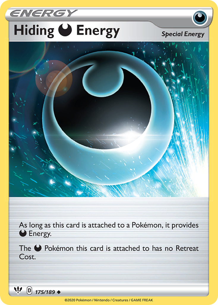 Hiding Darkness Energy – Darkness Ablaze 175/189 Pokémon card