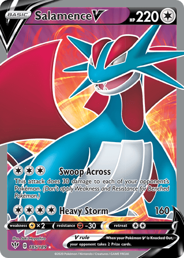 Salamence V - Darkness Ablaze 185