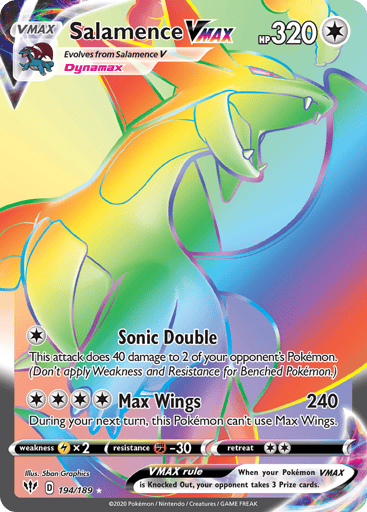 Salamence VMAX - Darkness Ablaze 194