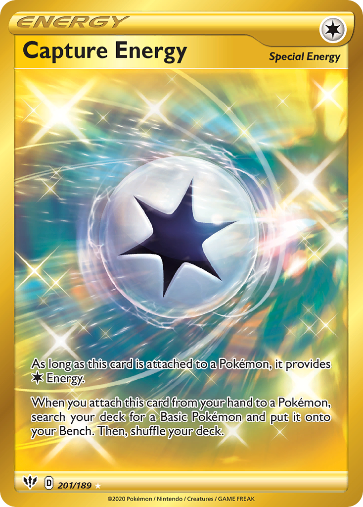 Capture Energy – Darkness Ablaze 201/189 Pokémon card