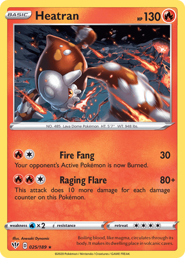 Heatran - Darkness Ablaze 25