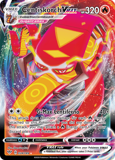 Centiskorch VMAX - Darkness Ablaze 34