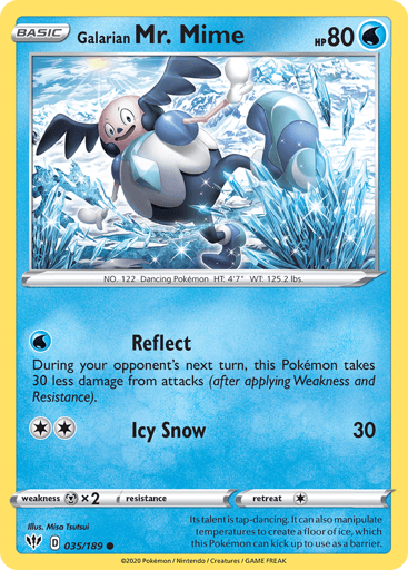 Galarian Mr. Mime - Darkness Ablaze 35