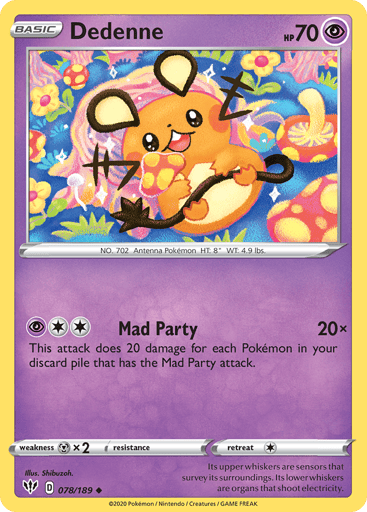 Dedenne - Darkness Ablaze 78