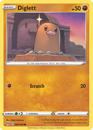Diglett - Darkness Ablaze 84