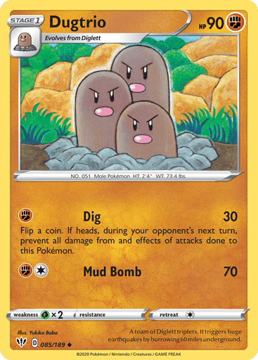 Dugtrio - Darkness Ablaze 85