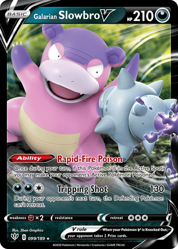 Galarian Slowbro V - Darkness Ablaze 99