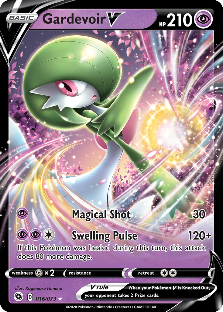 Gardevoir V – Champion's Path 016/073 Pokémon card