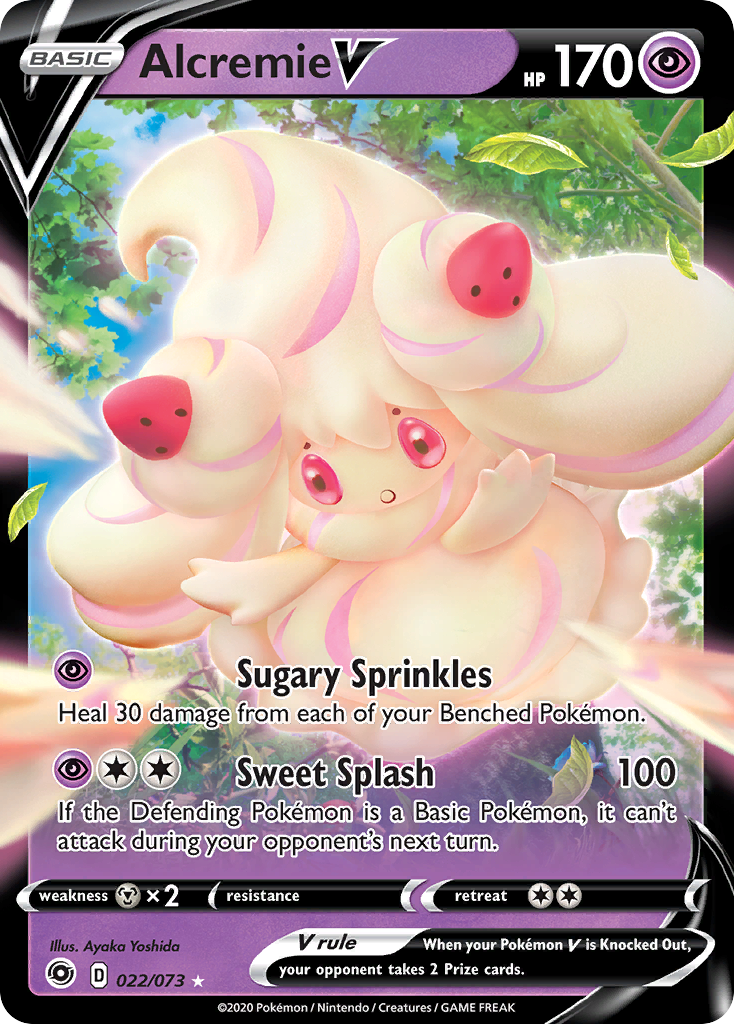 Alcremie V – Champion's Path 022/073 Pokémon card