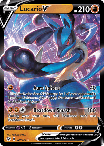 Lucario V - Champion's Path 27