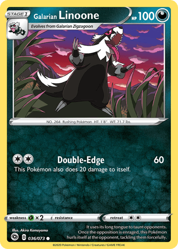 Galarian Linoone - Champion's Path 36