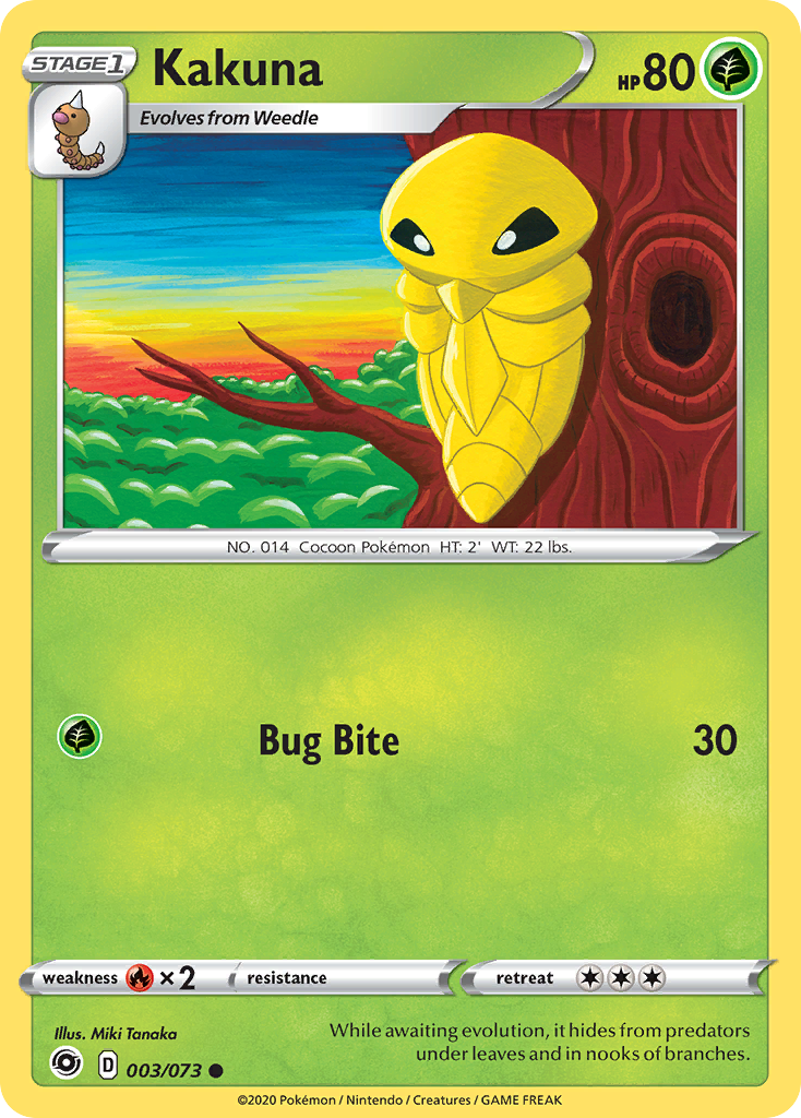 Kakuna – Champion's Path 003/073 Pokémon card