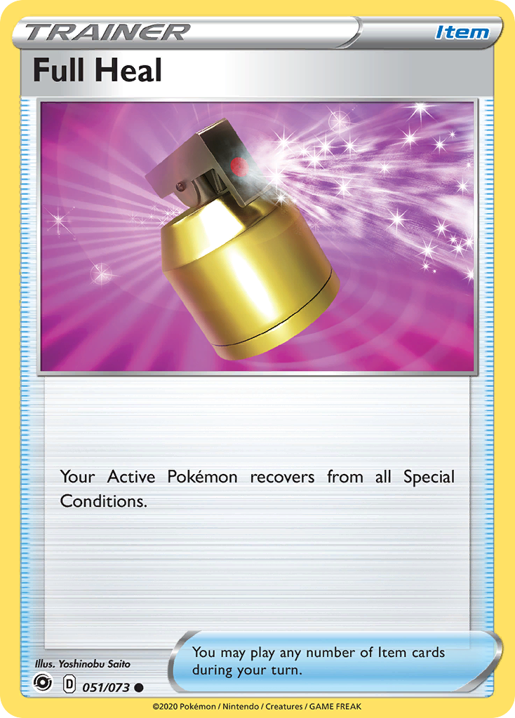Full Heal – Champion's Path 051/073 Pokémon card