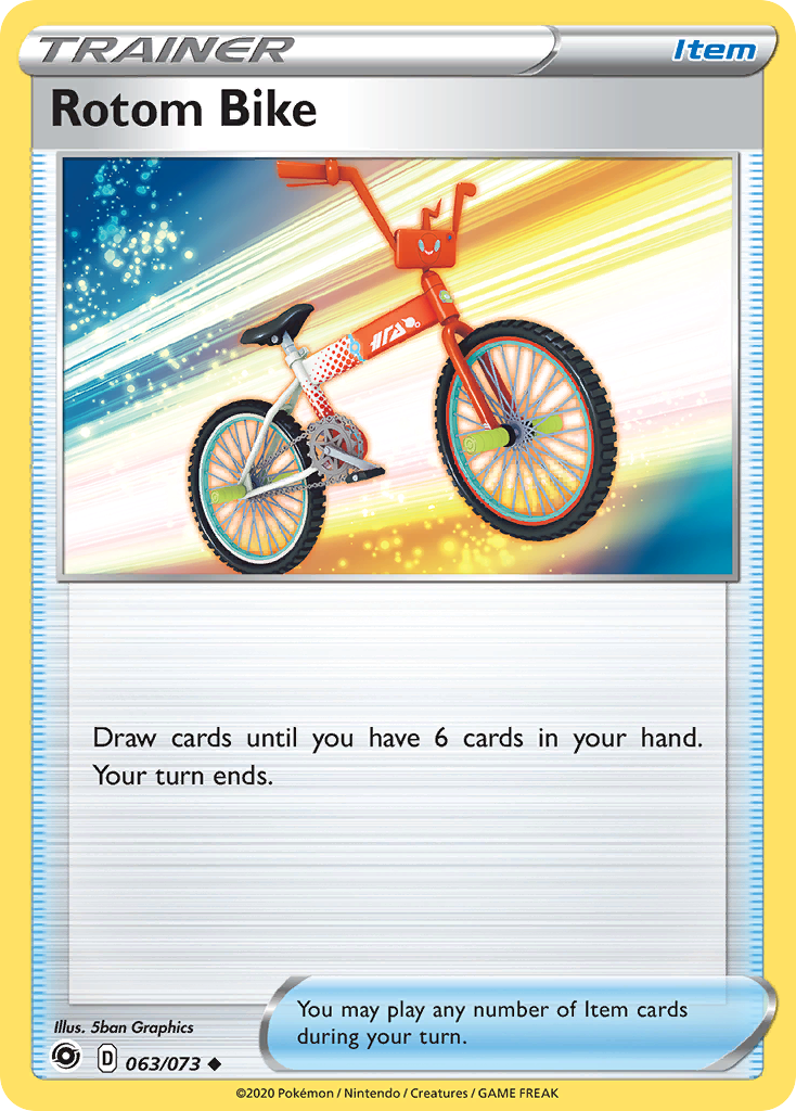 Rotom Bike – Champion's Path 063/073 Pokémon card