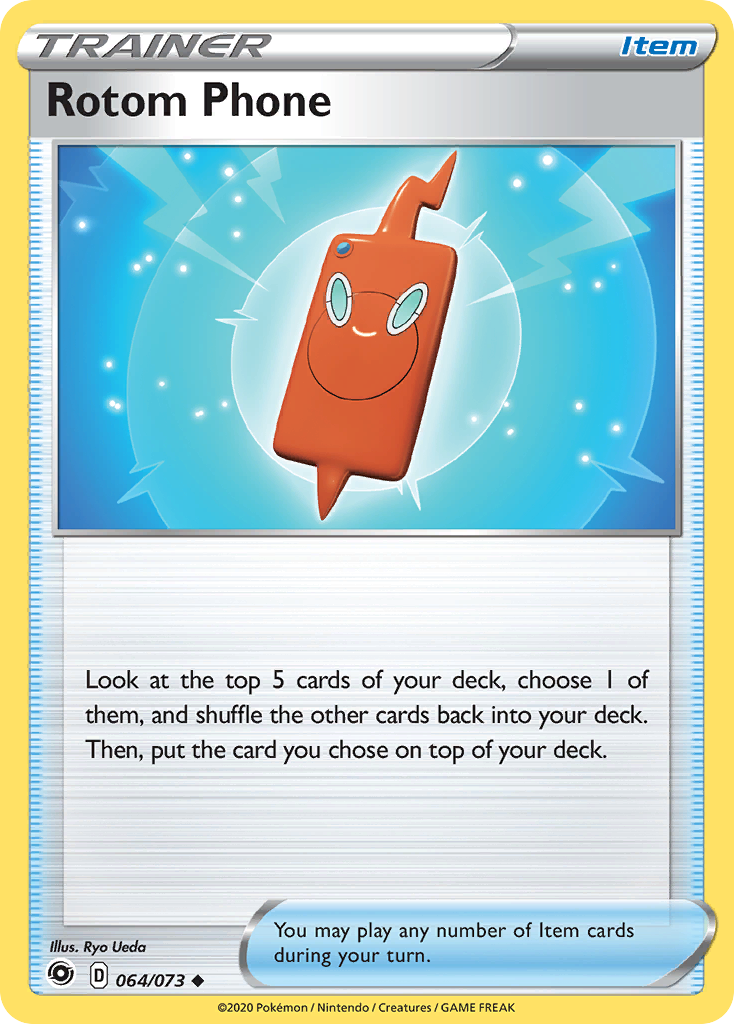 Rotom Phone – Champion's Path 064/073 Pokémon card