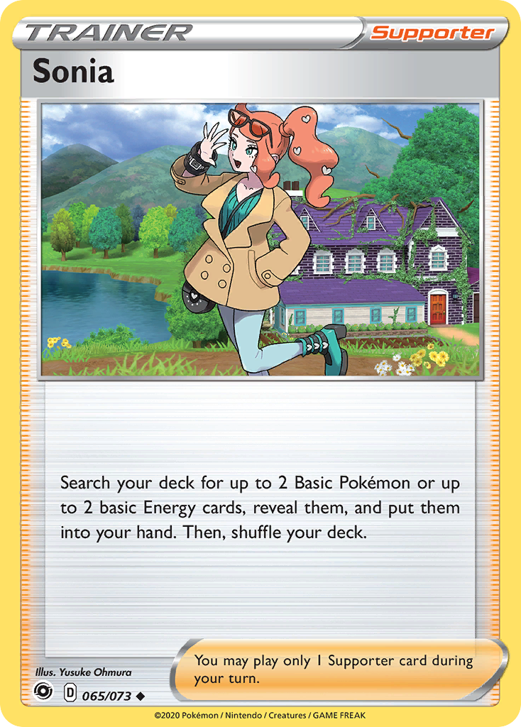 Sonia – Champion's Path 065/073 Pokémon card