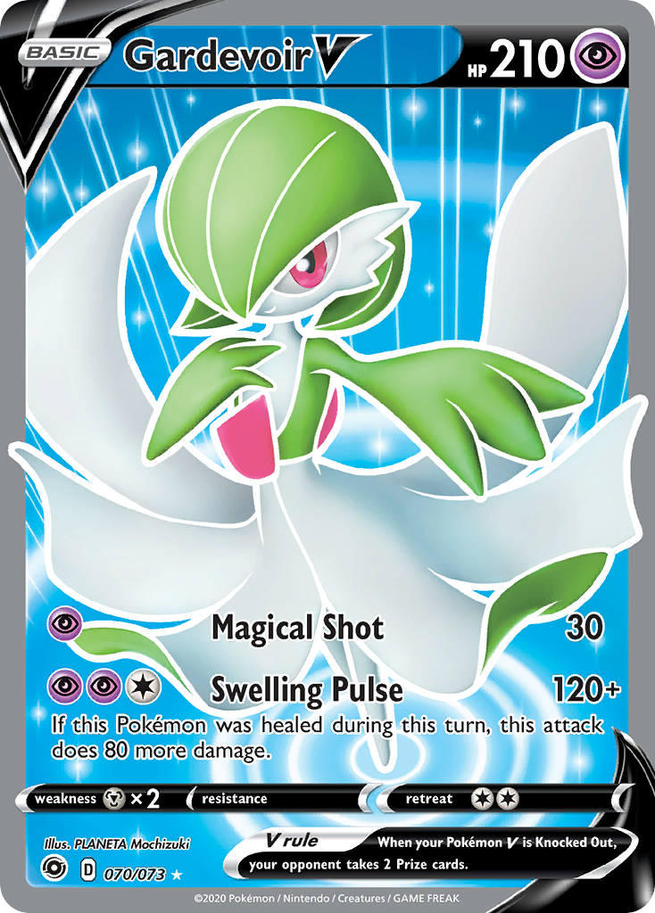 Gardevoir V – Champion's Path 070/073 Pokémon card
