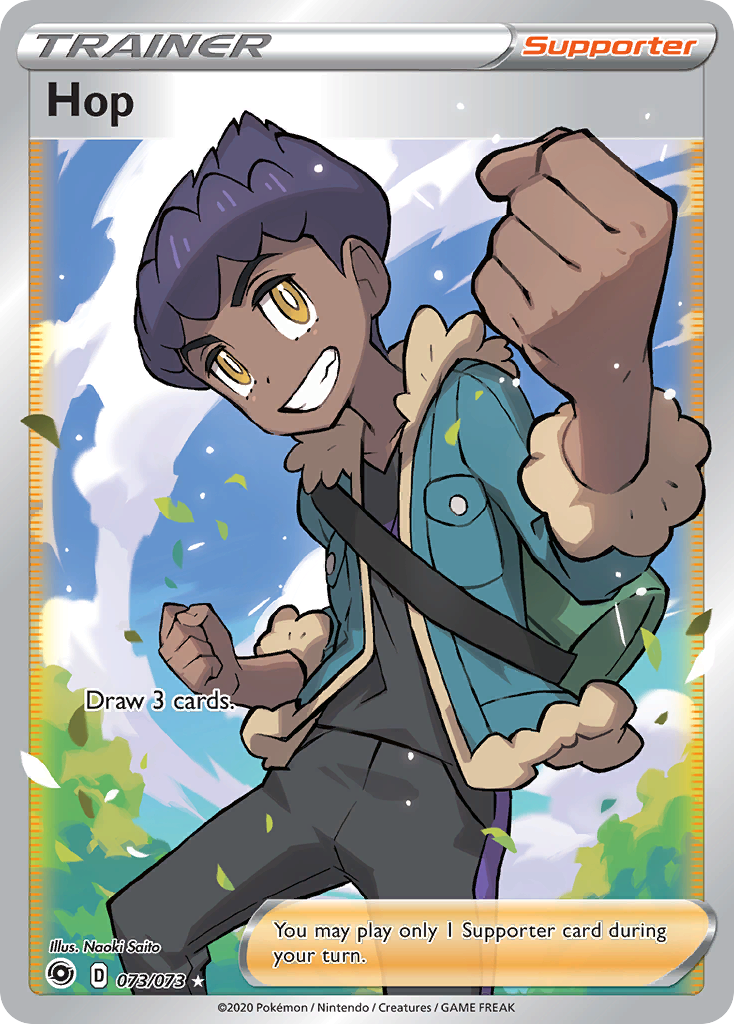 Hop – Champion's Path 073/073 Pokémon card