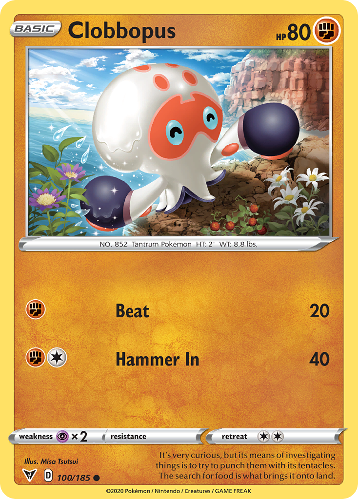 Clobbopus – Vivid Voltage 100/185 Pokémon card