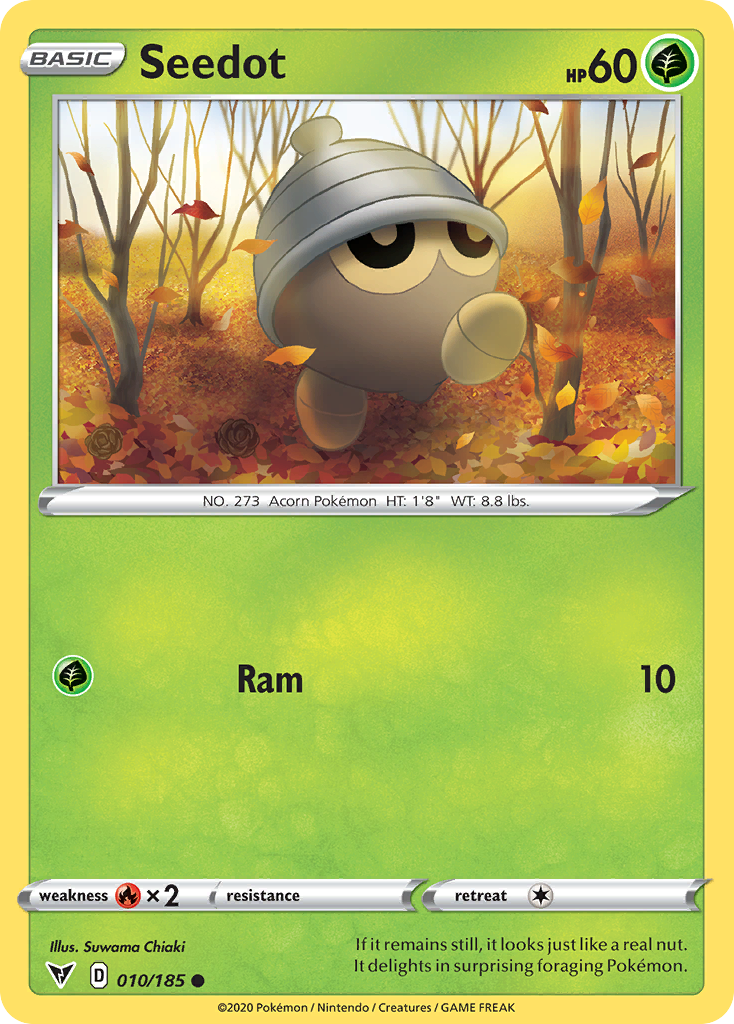 Seedot – Vivid Voltage 010/185 Pokémon card