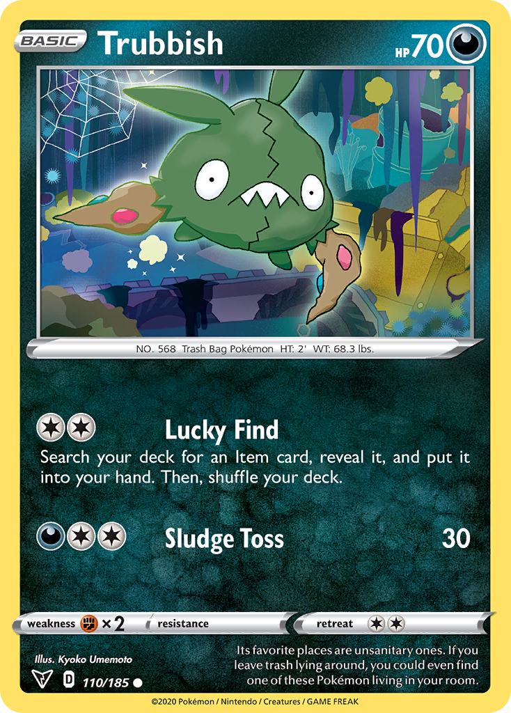 Trubbish – Vivid Voltage 110/185 Pokémon card