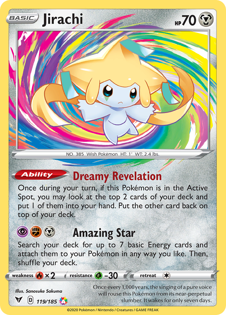 Jirachi – Vivid Voltage 119/185 Pokémon card