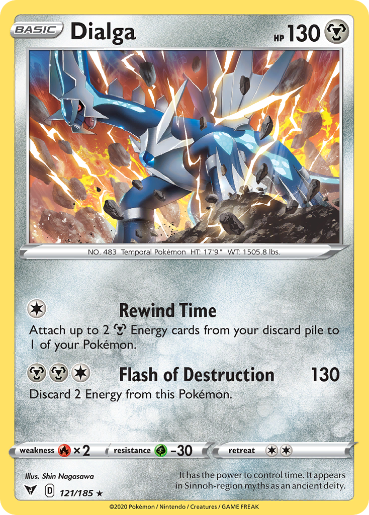 Dialga – Vivid Voltage 121/185 Pokémon card