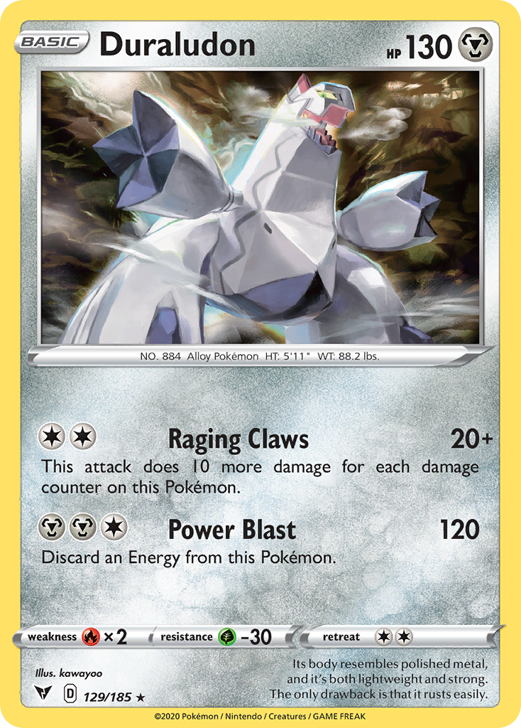 Duraludon – Vivid Voltage 129/185 Pokémon card