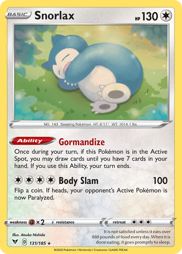 Snorlax - Vivid Voltage 131