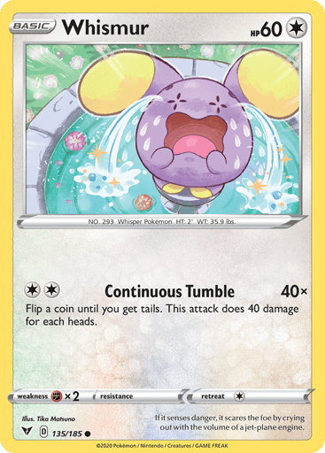 Whismur - Vivid Voltage 135