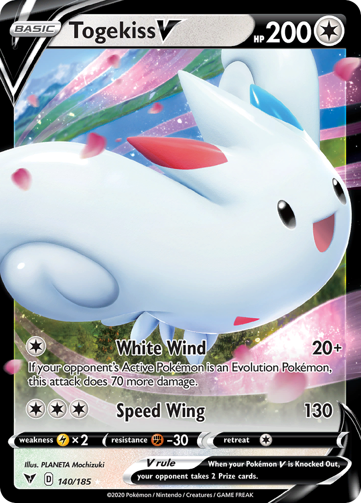 Togekiss V – Vivid Voltage 140/185 Pokémon card