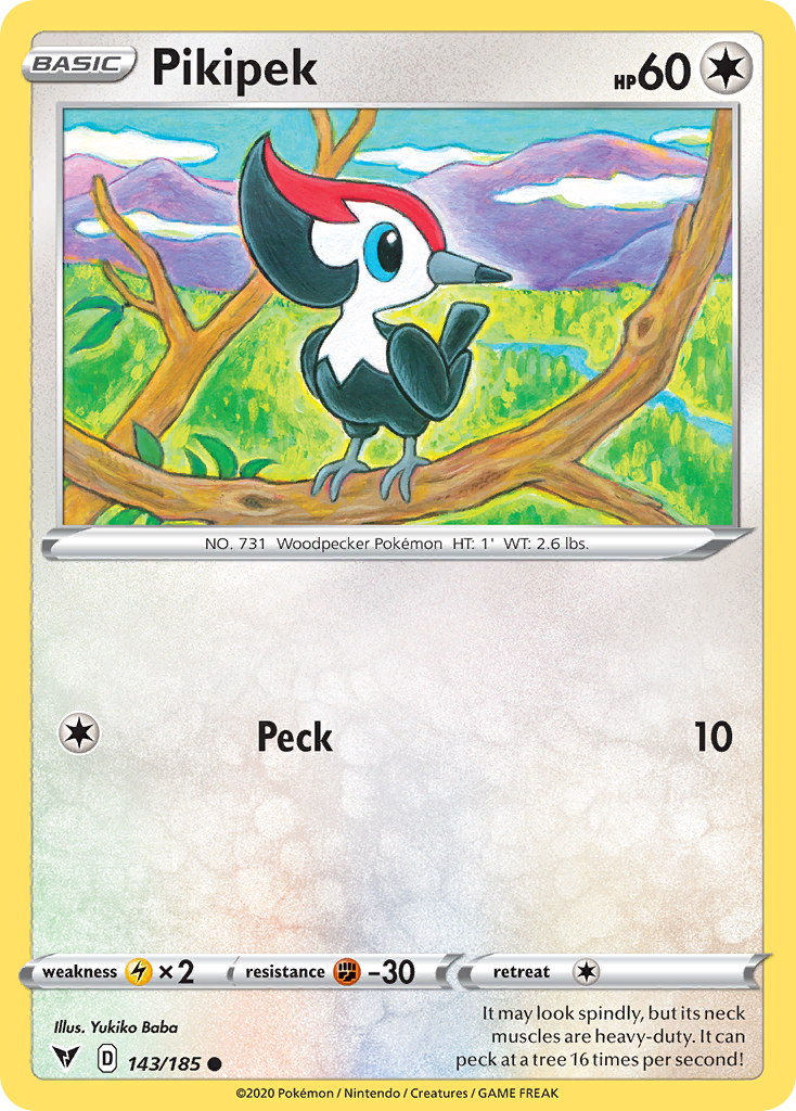 Pikipek – Vivid Voltage 143/185 Pokémon card