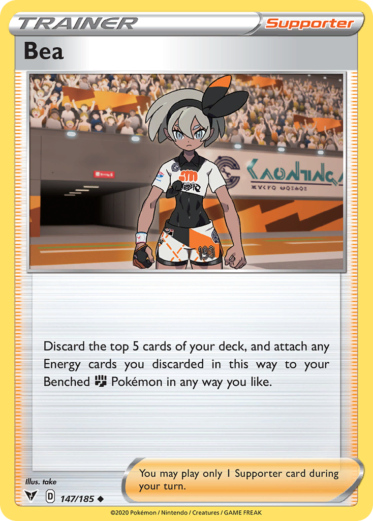Bea – Vivid Voltage 147/185 Pokémon card