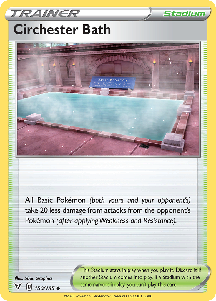 Circhester Bath – Vivid Voltage 150/185 Pokémon card