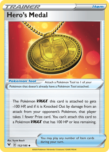 Hero's Medal - Vivid Voltage 152