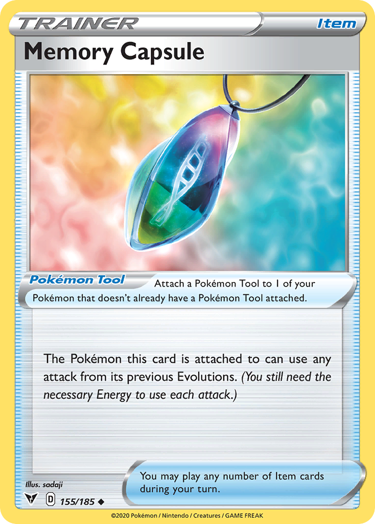 Memory Capsule – Vivid Voltage 155/185 Pokémon card