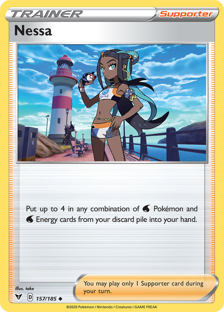 Nessa – Vivid Voltage 157/185 Pokémon card
